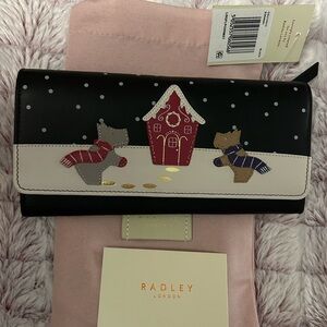 Radley London Black and Cream Wallet NEW!